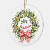 Décoration En Céramique Noël d'Olive (Gauche)