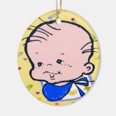 Décoration En Céramique Noël du bébé (Gauche)