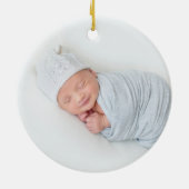 Décoration En Céramique Noël du bébé (Dos)