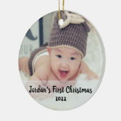 Décoration En Céramique Noël du bébé (Gauche)