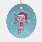 Décoration En Céramique Noël du mignon Axolotl (Gauche)