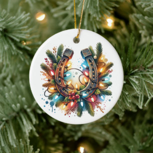 Décoration En Céramique Noël du Pays et de l'Ouest Rustique