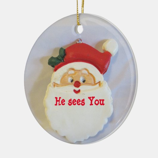 Décoration En Céramique Noël du Père Noël (Gauche)