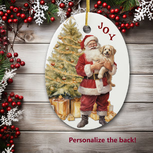 Décoration En Céramique Noël du Père Noël et de l'Adulte