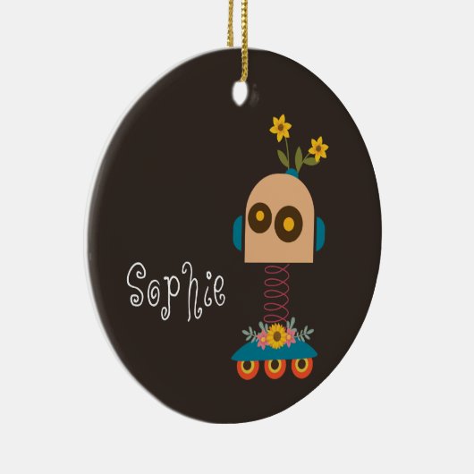 Décoration En Céramique Noël du robot mignon (Droite)