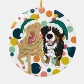 Décoration En Céramique Noël Dudley Et Polka Bernese (Dos)