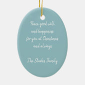 Décoration En Céramique Noël en Australie (Dos)