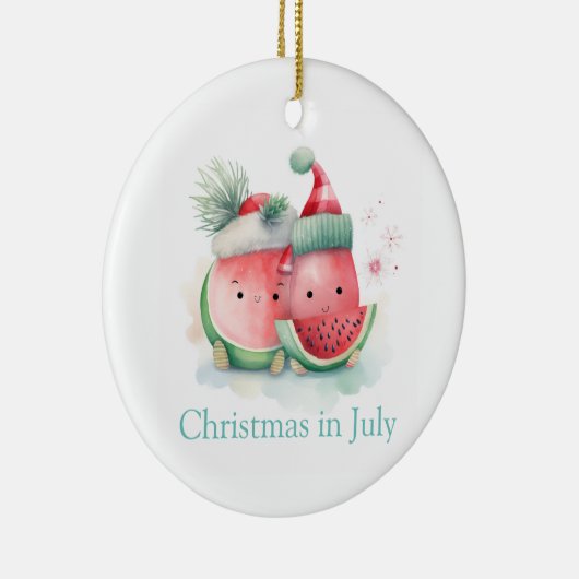 Décoration En Céramique Noël en juillet mignon (Droite)