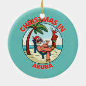 Décoration En Céramique Noël En juillet sur la plage Aruba (Dos)