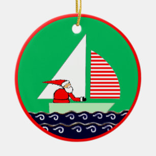 Décoration En Céramique Noël en voile