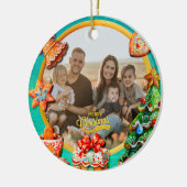 Décoration En Céramique Noël Gingerbread Candy House et Nouvel An (Gauche)