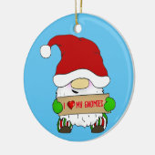 Décoration En Céramique Noël Gnome (Gauche)