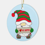 Décoration En Céramique Noël Gnome (Gauche)