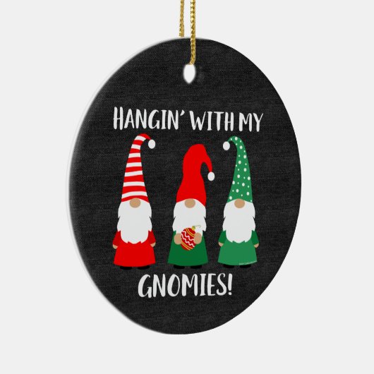 Décoration En Céramique Noël Gnomes Mignonnes Fêtes (Droite)