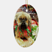 Décoration En Céramique Noël - griffon de Bruxelles - Oliver (Droite)