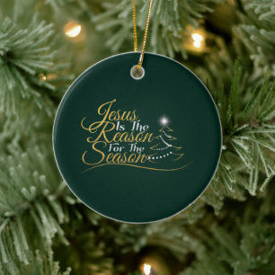 Décoration En Céramique Noël Jésus est la raison de la saison