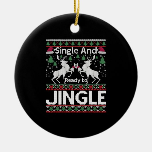 Décoration En Céramique Noël laid (Devant)