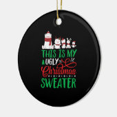 Décoration En Céramique Noël laid (Gauche)