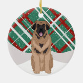 Décoration En Céramique Noël Leonberger (Dos)