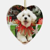 Décoration En Céramique Noël - maltais - Miley (Droite)