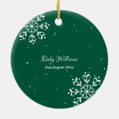 Décoration En Céramique Noël maternel | Garde-photo scientifique (Dos)