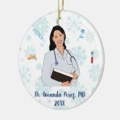 Décoration En Céramique Noël Médicale personnalisé (Gauche)