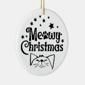 Décoration En Céramique Noël Meowy | Double face (Droite)