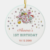 Décoration En Céramique Noël mignonne bal Super fête d'anniversaire (Devant)