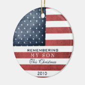 Décoration En Céramique Noël militaire (Gauche)