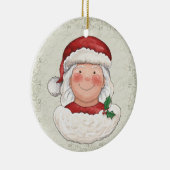Décoration En Céramique Noël Mme Santa Claus - SRF (Droite)