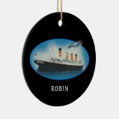 Décoration En Céramique Noël noir Titanic (Droite)