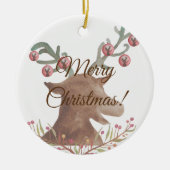 Décoration En Céramique Noël, nouvel an Snowflakes Orament (Devant)