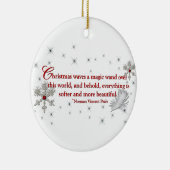 Décoration En Céramique Noël ondule une baguette magique magique (Droite)