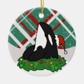 Décoration En Céramique Noël Orca (Devant)