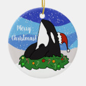 Décoration En Céramique Noël Orca (Devant)