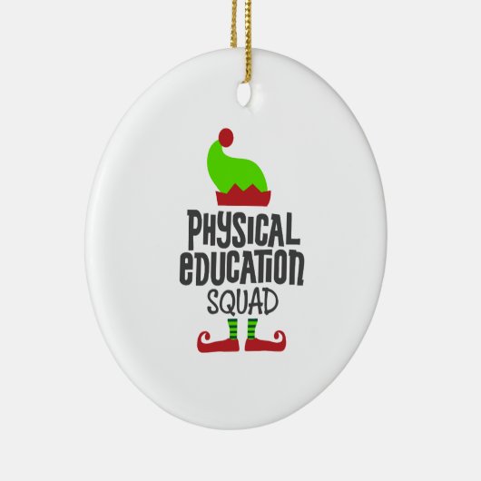 Décoration En Céramique Noël PE Enseignant-éducation physique (Droite)
