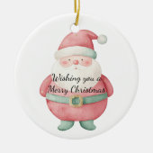 Décoration En Céramique Noël Père Noël (Devant)