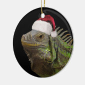 Décoration En Céramique Noël Père Noël Iguana Lizard (Gauche)