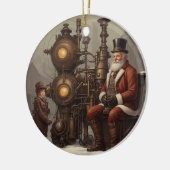 Décoration En Céramique Noël père Noël Steampunk (Gauche)