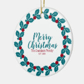 Décoration En Céramique Noël personnalisé (Gauche)