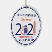 Décoration En Céramique Noël personnalisé 2021 (Droite)