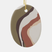 Décoration En Céramique Noël photo Abstraite rétro (Dos)