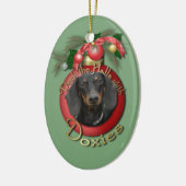 Décoration En Céramique Noël - plate-forme les halls - Doxies - Winston (Gauche)