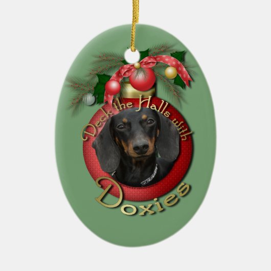 Décoration En Céramique Noël - plate-forme les halls - Doxies - Winston (Devant)