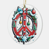 Décoration En Céramique Noël pour la paix (Gauche)