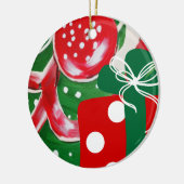 Décoration En Céramique Noël présent (Gauche)
