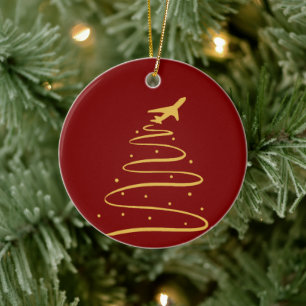 Décoration En Céramique Noël prêt pour l'ornement de décollage
