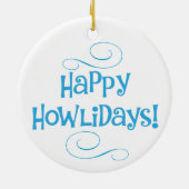 Décoration En Céramique Noël Rat Terrier (Dos)