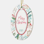 Décoration En Céramique Noël rustique naturel (Gauche)