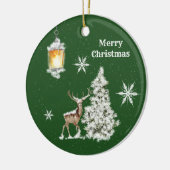 Décoration En Céramique Noël rustique traditionnel (Gauche)